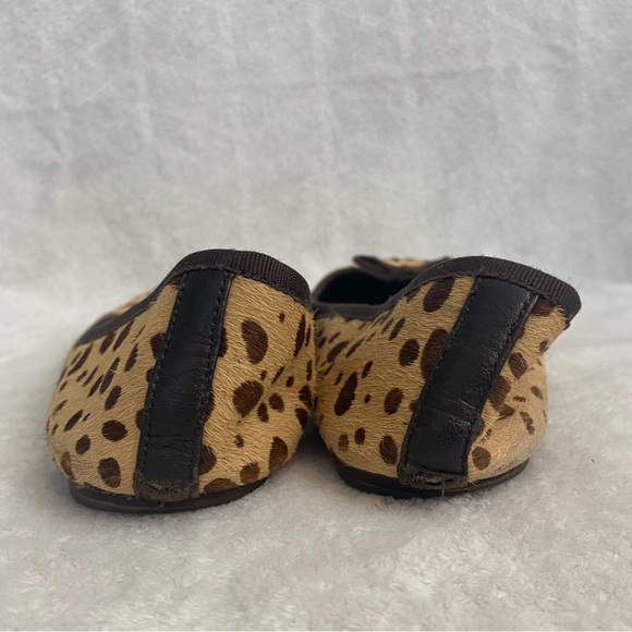 Tory Burch 9-5 Chelsea Calf Hair/Leather Flats - 8 - Picture 6 of 11